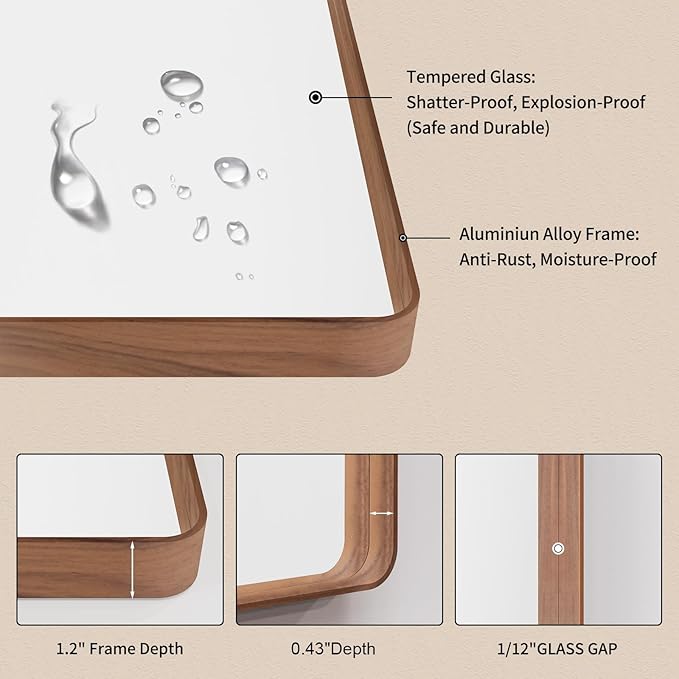LOAAO 55X36 Inch Bathroom Mirror - Image 5
