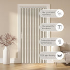 AJAZZ 100% Blackout Magnetic Door Curtain Accordion Doors Interior Folding - Image 9