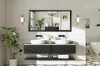 Briivue 60x30 Inch Black Bathroom Mirror - Image 8