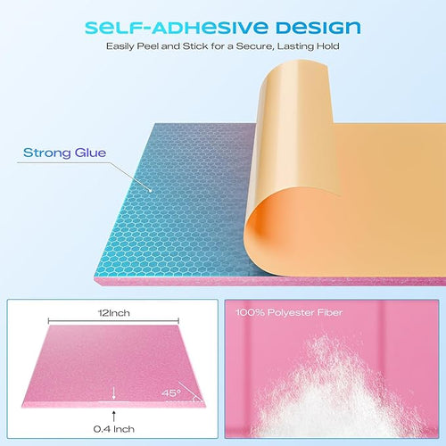 22 Pack Self-Adhesive Acoustic Panels, Soundproof Wall Panels - Image 2