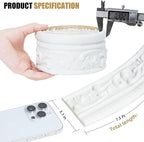360" x 3.1" Peel Stick Foam Molding Trim Self Adhesive, Crown Molding Wallpaper - Image 4