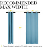 NICETOWN Window Treatment Thermal Insulated Solid Grommet Blackout - Image 7