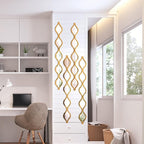 Qunclay Teardrop Mirror Wall Art Decorative Mirror Wall Decor Long Narrow - Image 7