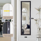 48"x14" Door Mirror, Rustic Full Length Mirror, Over The Door Hanging Mirrors - Image 7