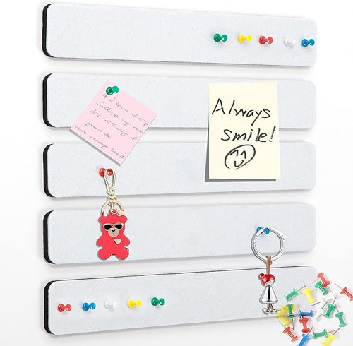 5 Pack Felt Pin Board Bar Strips Bulletin Board by SayHellotoGoodLife