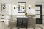 Briivue 24x32 Inch Black Bathroom Mirror - Image 3