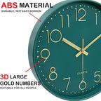 Silent Wall Clocks Battery Operated 8 Inch, Analog Wall Clock - Image 7