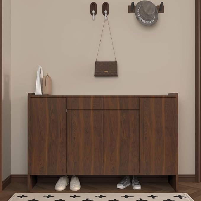 BOMENG Walnut Wood Contact Paper 16x354 inch Dark Brown Wood Wallpaper Peel and - Image 4