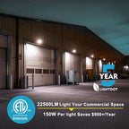 Lightdot 4Pack 150W LED Wall Pack Lights, 100-277v Dusk to Dawn - Image 2