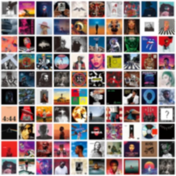 A ART·ZONE 100 Pcs 5x5 Inch | Posters Wall Collage Kit by AART%C2%B7ZONE