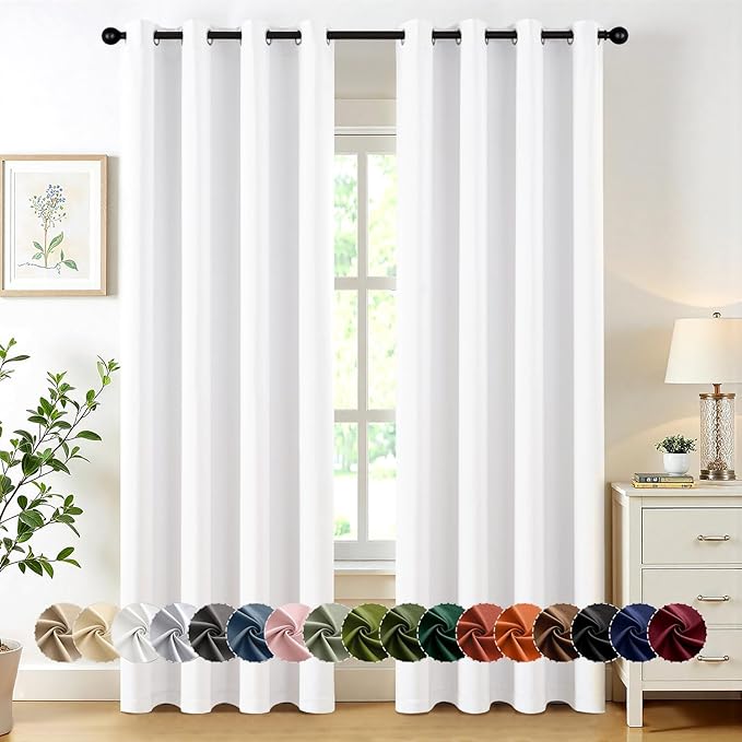 MIULEE Blackout Curtains for Bedroom Living Room 2 Panels, Thermal Insulated by MIULEE