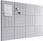 Bumusty Large Cork Board Alternative-48 x 36" Felt Bulletin Board Tiles by BUMUSTY
