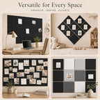 Large Cork Boards for Walls – 36 x 24 Self Adhesive Felt Wall Tiles - Image 6