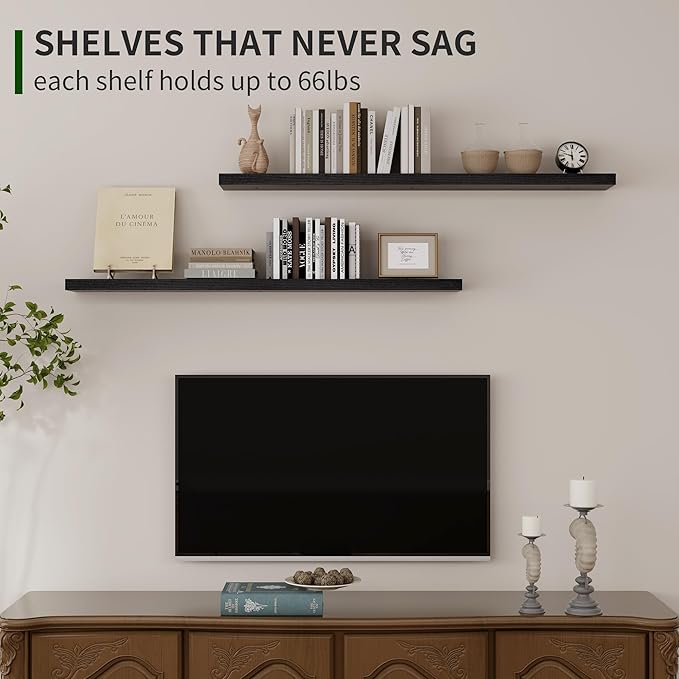 Marsmiles Wood Floating Shelves - Image 4