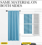 NICETOWN Kitchen Curtains for Small Windows, Privacy Thermal Insulated Blackout - Image 6