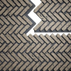 EverStone Herringbone Faux Brick Panel, 46 1/2"W x 25 1/4"H x 1"D, Ash Color - Image 9