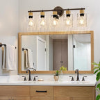 MOKATNG Bathroom Light Fixtures, 5-Light Coastal Vanity Lights - Image 4