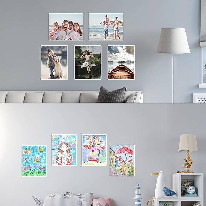 EHWINE 3 Pack 8.5 x 11 Wall Mount Acrylic Sign Holder, Wall Signs Photo Menu - Image 8