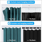 MaKefeile Room Divider Curtains Total Blackout Privacy Curtain Panel Room - Image 2