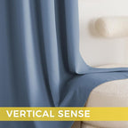 NICETOWN Stone Blue Energy Saving Drapes - Image 4