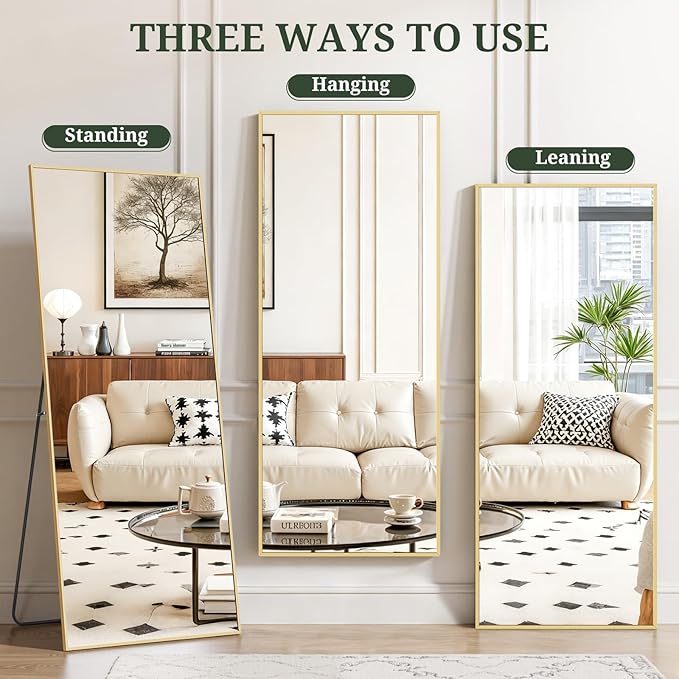 Mirror Full Length 65"x24" Full Body Floor Mirror - Image 6