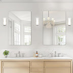 USHOWER 2-Pack Frameless Bathroom Mirrors - Image 7