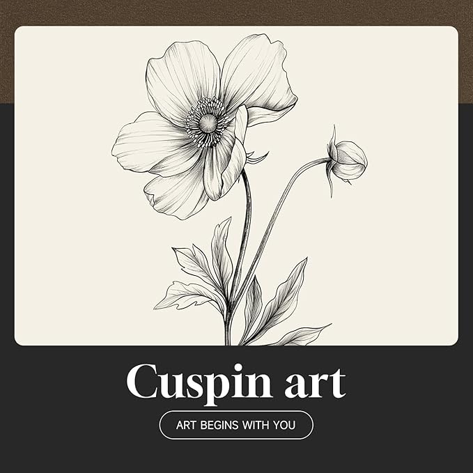 Framed Black and White Botanical Wall Art - Image 7