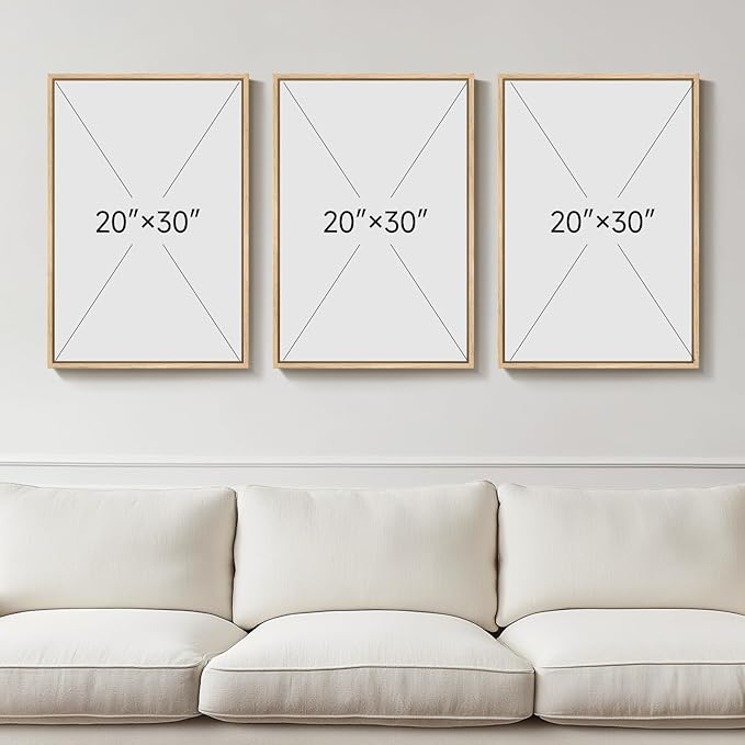 Framed Matisse Wall Art, 3 Piece Large Canvas Abstract Art Prints - Image 8