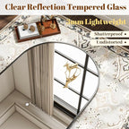 VooBang Wide Arched Wall Mirror, 38 x 40 inch Arch Bathroom Mirror, Wall - Image 3