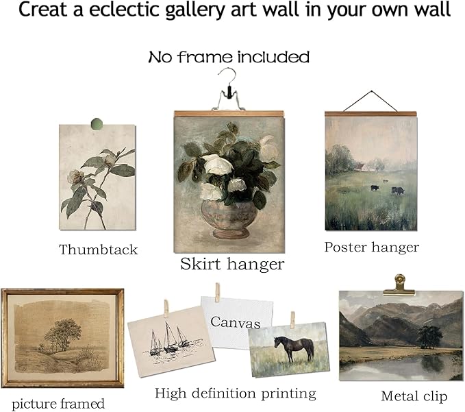 Vintage Wall Art Decor, Farmhouse Wall Prints - Image 5