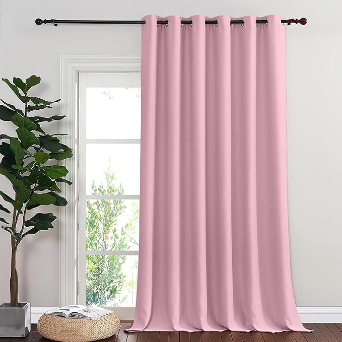 NICETOWN Blackout Sliding Glass Door Curtains, Room Darkening Thermal Insulated by NICETOWN
