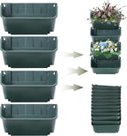 24 Pack Vertical Garden Planter, 13 inch Wall Mounted Planter - Image 5