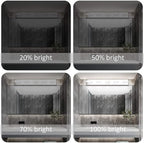 Ralbay Dimmable Chrome Bathroom Light Fixtures 5 Lights Modern LED Vanity Light - Image 6