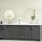 Bathroom Mirrors for Over Sink, Round Frameless Mirrors for Wall, 20x20 Inch - Image 2