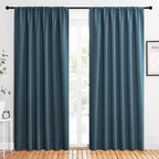 NICETOWN 2 Panels Blackout Curtains, Rod Pocket Thermal Insulated Drapes 84 by NICETOWN