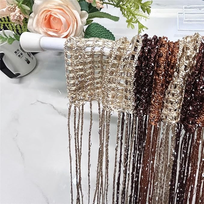 ave split Decorative Door String Curtain Wall Panel Fringe Window Room Divider - Image 2