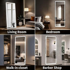 60"x16" LED Full Length Mirror – Standing Floor Mirror - Image 6