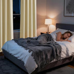 RYB HOME Bedroom Blackout Curtains 63 inches Long, 100% Blackout Thermal - Image 5