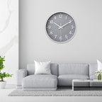 HZDHCLH Wall Clocks Battery Operated, Wall Clock Gray, 8 inch Wall Clock Silent - Image 7