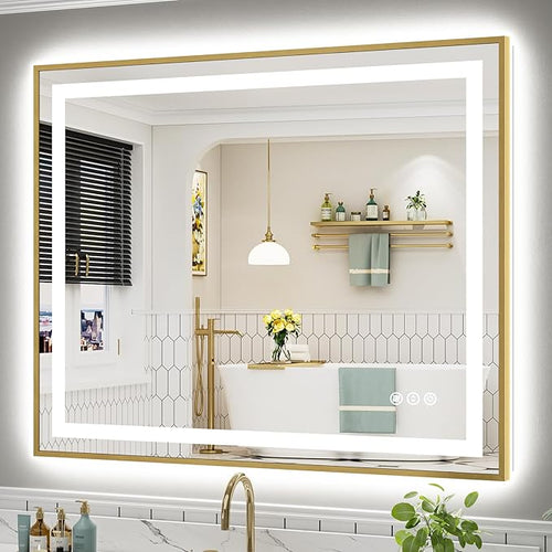 48x40 Inch LED Bathroom Mirror by Briivuemodernmirrors