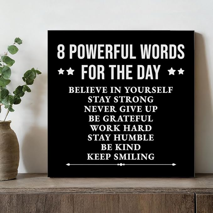 Inspirational Wall Decor, Motivational Canvas Painting Wall Art - Image 4