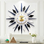 Large Metal DecorativeSilent Non-Ticking Modern Big Wall Clocks by FMTADDecorativeWallClocks