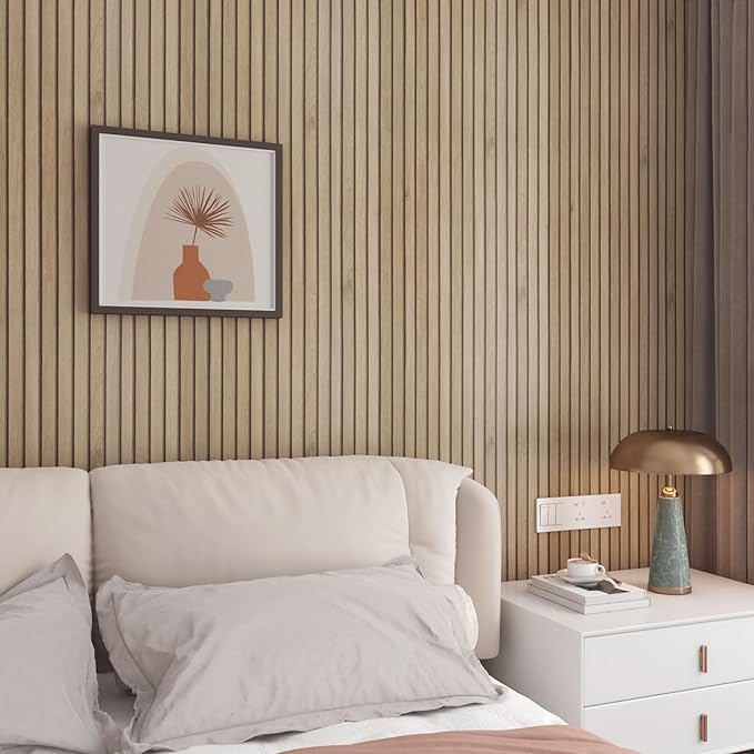 17.7x317 Slats Wood Wallpaper Peel and Stick Wood Slat Contact Paper Slat Wall - Image 6
