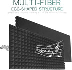 4 Pack Black Acoustic Foam Panels, High Density Soundproof Wall Panels - Image 8