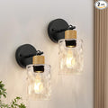 MOKATNG Set of 2 Wall Sconces for Bathroom, Coastal Modern Vanity Lights by Bathroomlightfixtures