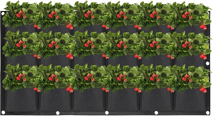 ZOENHOU 2 Pack Total 36 Roomy Pockets Horizontal Garden Planter, Waterproof - Image 6