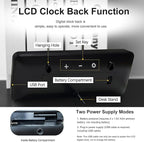 JoFomp LCD Digital Wall Clocks Battery Operated, 8.5" Modern Wall Clocks - Image 4