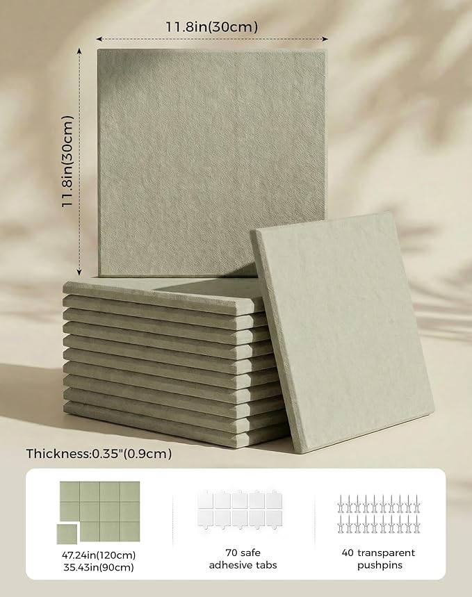 Aothia Felt Bulletin Board Tiles - Image 2