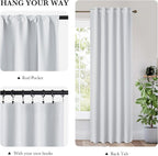RYB HOME 100% Blackout Short Curtains - Image 2