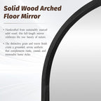 Full Length Mirror 82"×44" Floor Mirror Standing Tall Mirror, Arched Stand up - Image 4